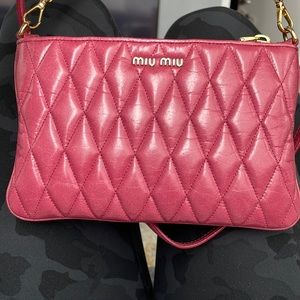 Miu Miu quilted crossbody bag